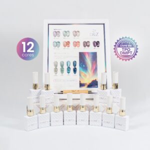 kit collection nail polish aurora magnetic
